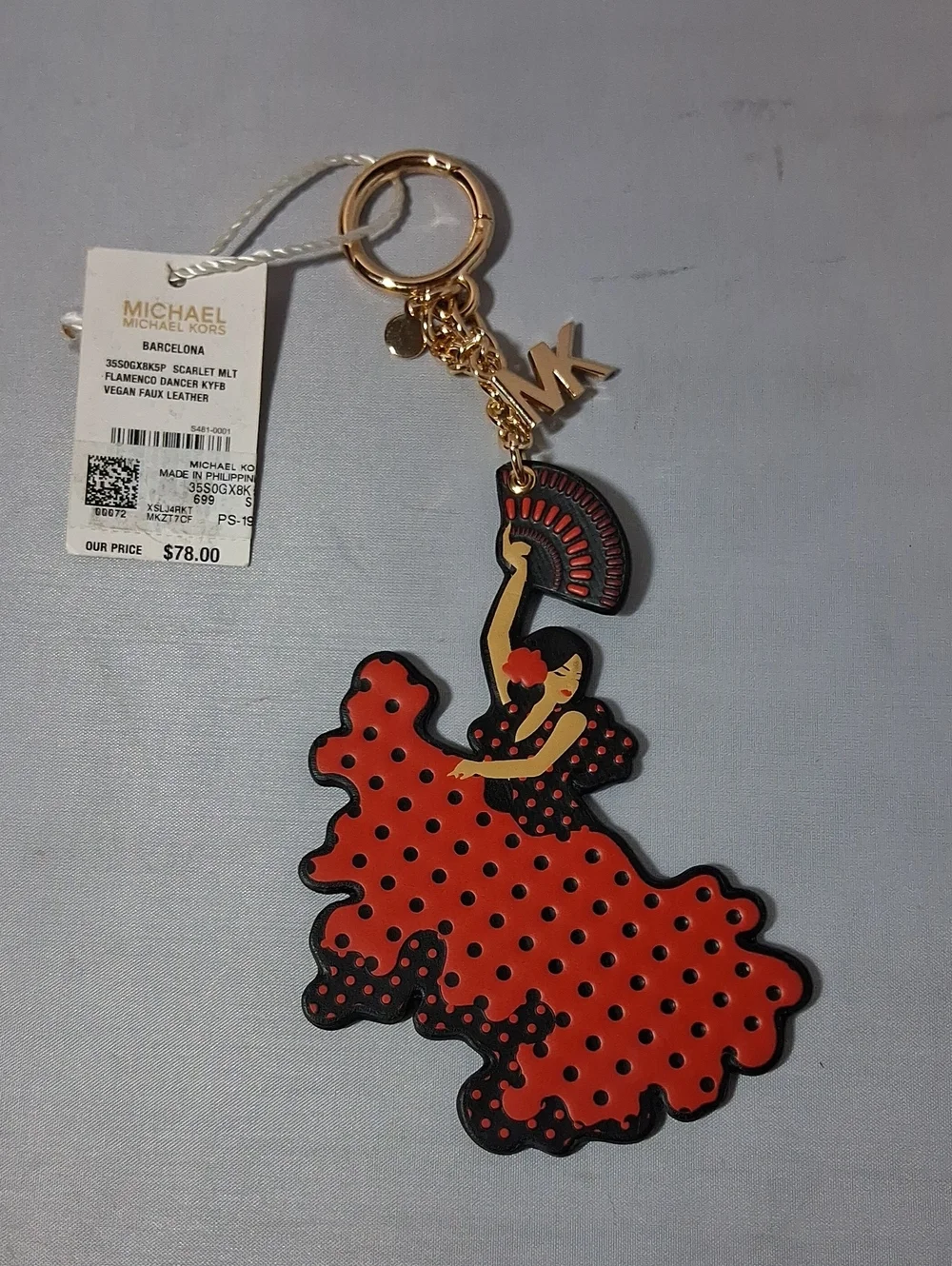 Michael Kors purse charm, Flamenco dancer